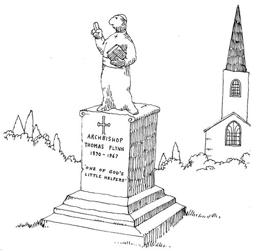 'Archbishop Thomas Flynn, one of Gods little helpers'