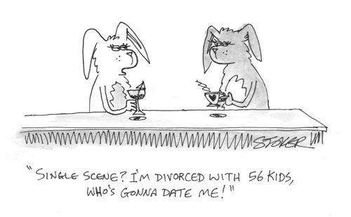 'Single scene? I'm divorced with 56 kids, who's gonna date me!'