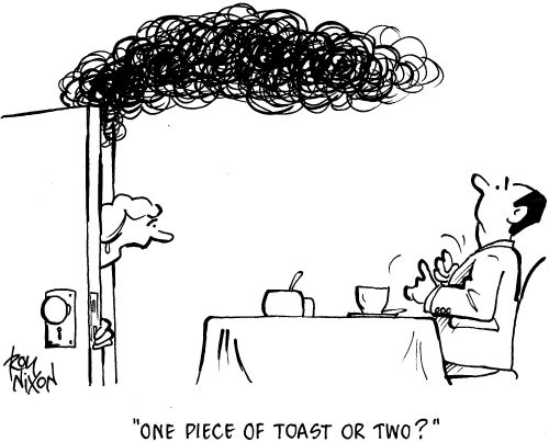 'One piece of toast or two?'