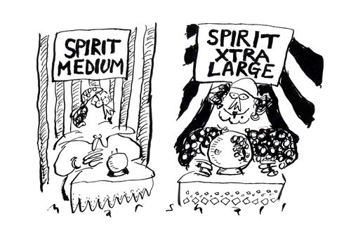 Spirit medium, spirit extra large.