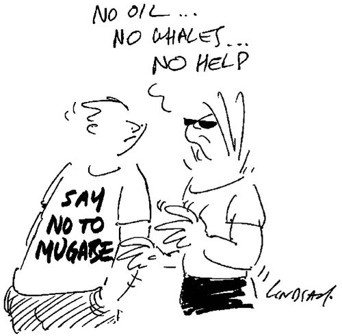 'No oil, no whales, no help.'