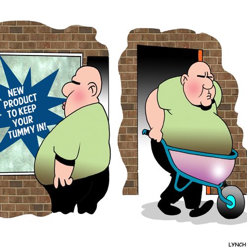 'New product to keep your tummy in!'