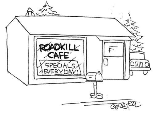 Roadkill Cafe...specials every day.