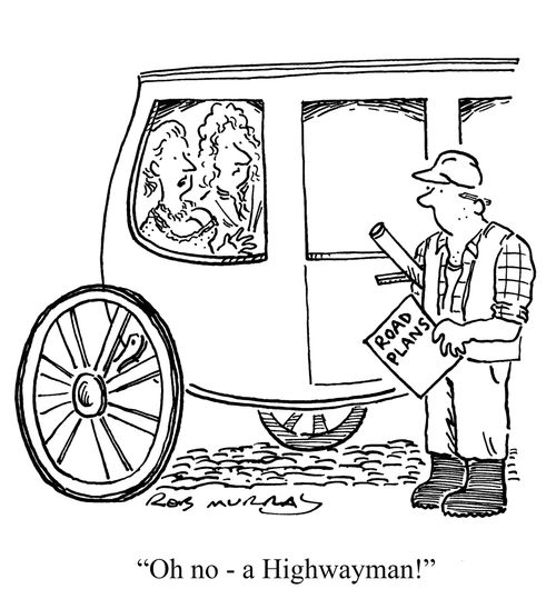 'Oh no - a Highwayman!'