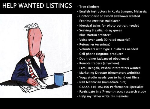 Help Wanted...