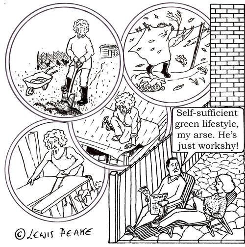 Self-Sufficiency My Arse. He's workshy!