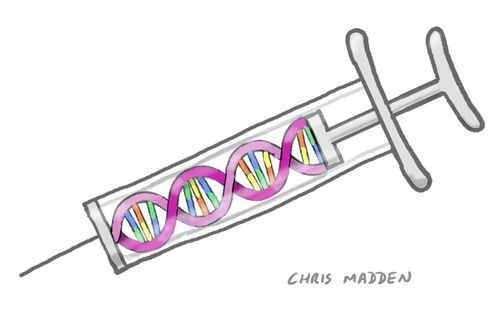 Gene Therapy Needle.