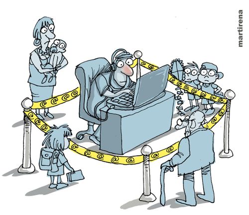 Modern technology makes people isolated.