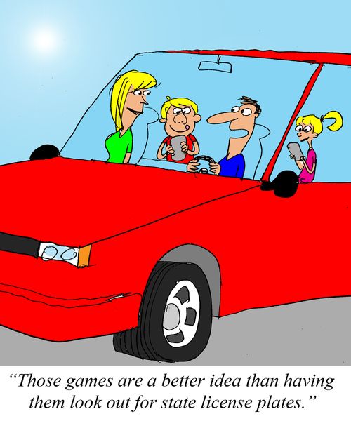 'Those games are better idea than having them look for out of state license plates.'