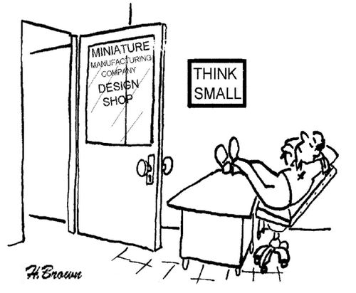 Miniature Design Shop: Think Small.