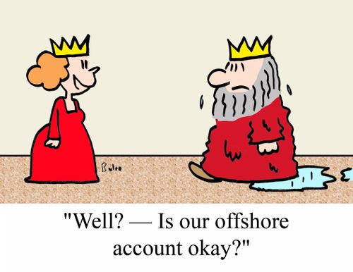'Well - Is our offshore account okay?'