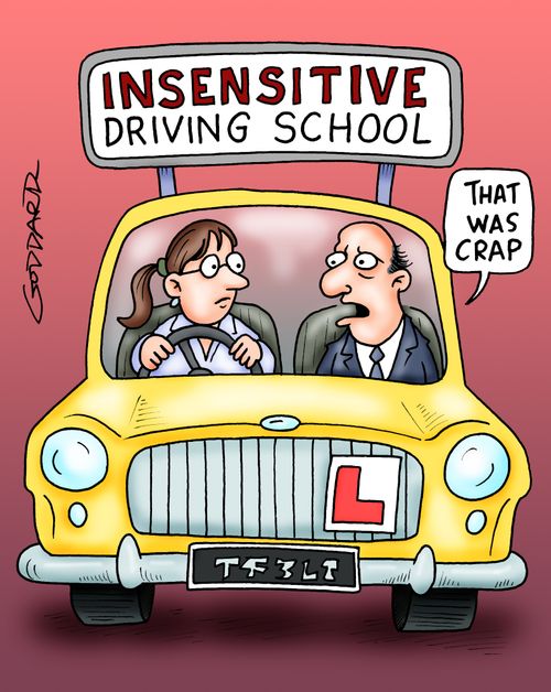 Insensitive Driving School