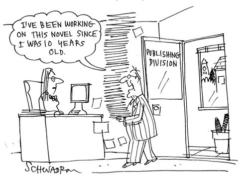 'I've been working on this novel since I was 10 years old.'