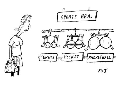 Sports bras - different bras with sports balls for cups.