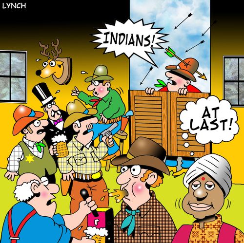Indians: 'At last.'