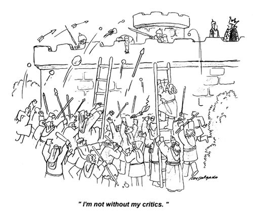 'I'm not without my critics.'