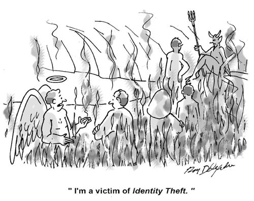 'I'm a victim of identity theft.'