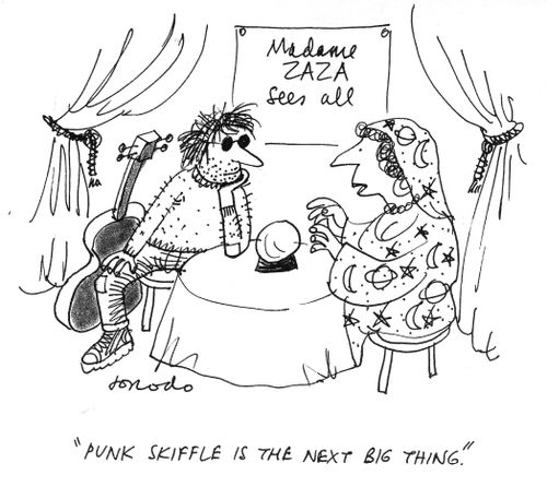 "Punk skiffle is the next best thing."