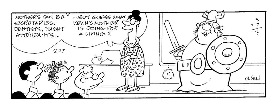 "...But guess what Kevin's mother is doing for a living?"