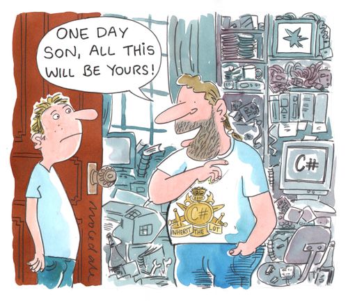 "One day son, all this will be yours!"