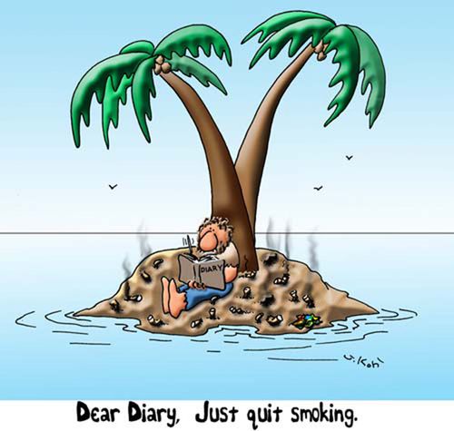 'Just Quit Smoking.'