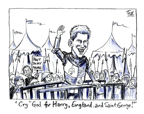 'Cry 'God for Harry, England and Saint George!''