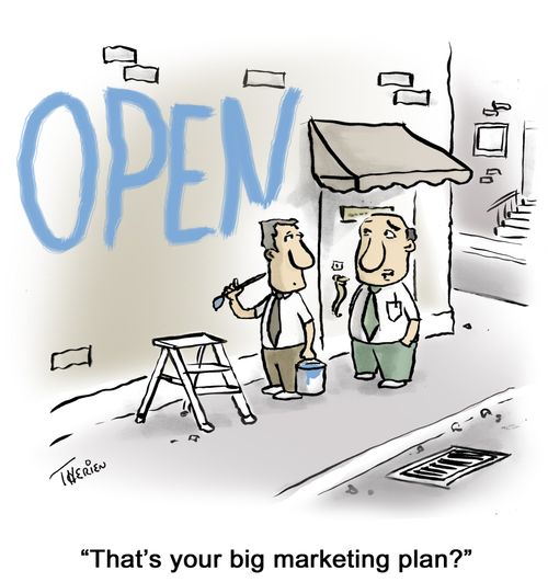 'That's your big marketing plan?'