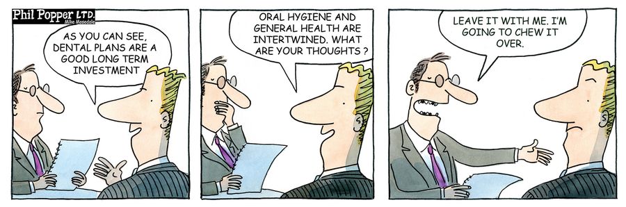 Dental healthcare plan for client with rotten teeth.