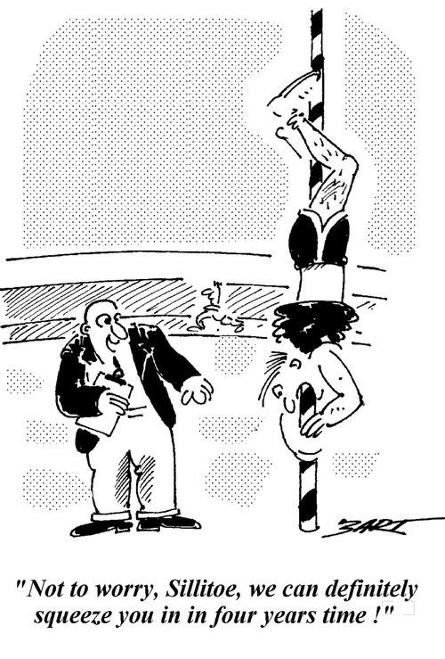 'We can definitely squeeze you in in four years time!'