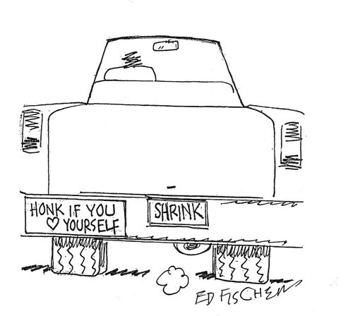 Honk if you *heart* yourself.