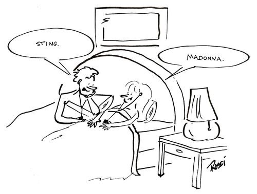 Sting. Madonna.