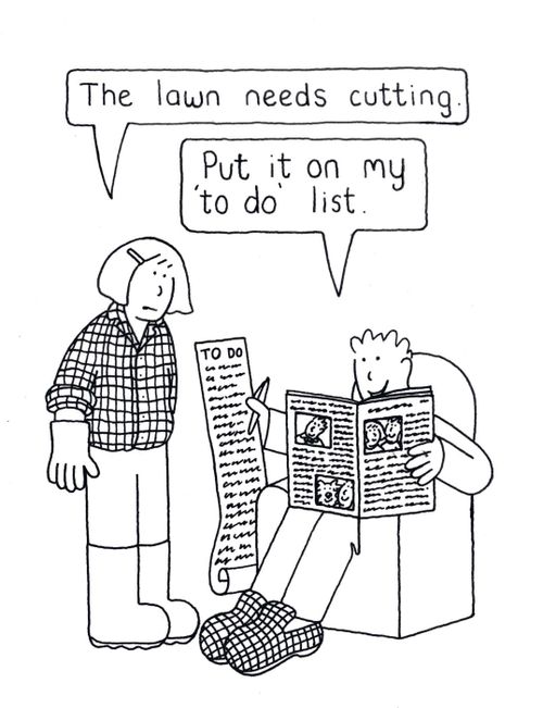 'Put it on my 'to do' list...'