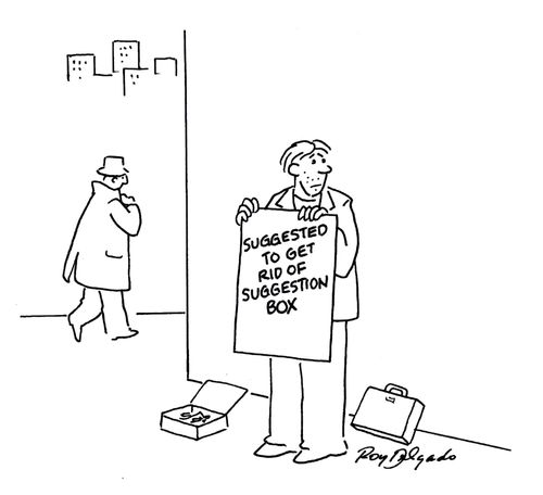 Suggested to get rid of the suggestion box.