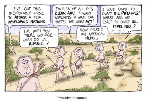 Primitive Bushmen.