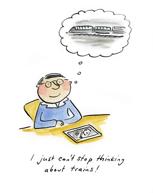 I just can't stop thinking about trains!