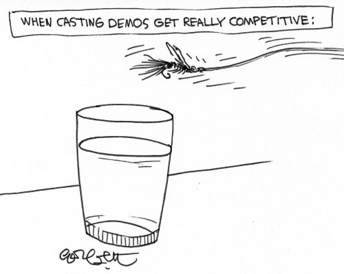 When casting demos get really competitive.