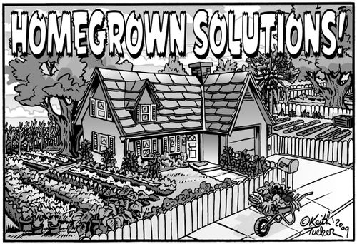 Homegrown solutions for a smaller carbon footprint.