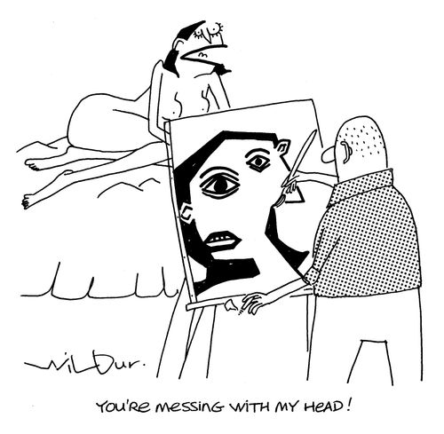 'You're messing with my head.'