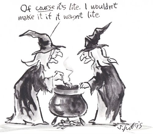 'Of course it's lite. I wouldn't make it if it wasn't lite.'