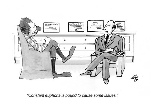 'Constant euphoria is bound to cause some issues.'