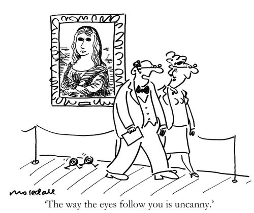 'The way the eyes follow you is uncanny.'