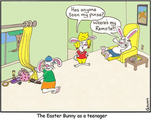 Easter Bunny as a Teenager