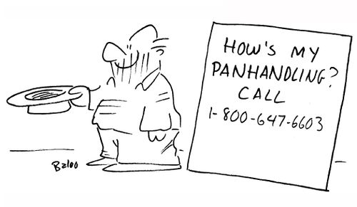 How's My Panhandling?