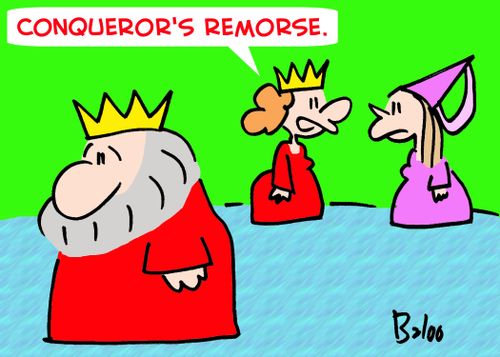 'Conqueror's remorse.'
