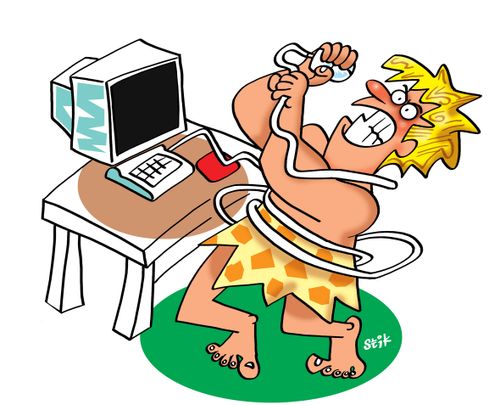 Tarzan fights mouse.