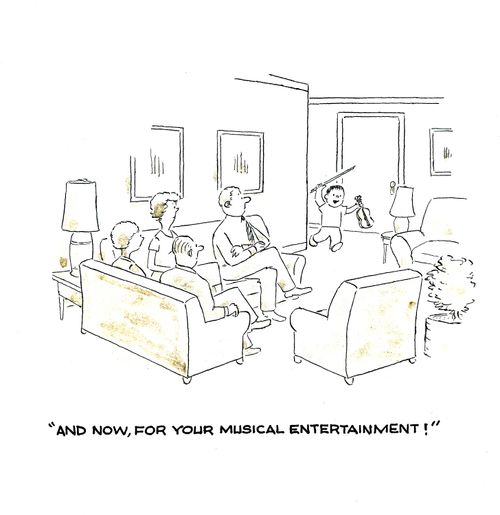 'And now, for your musical entertainment!'