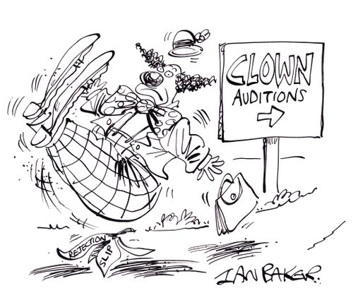 Clown Auditions.