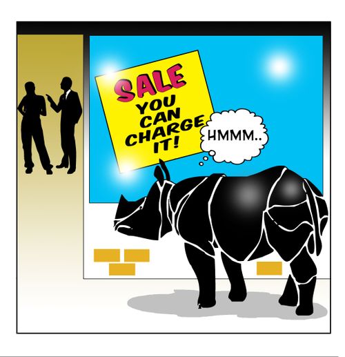 Sale - you can charge it.