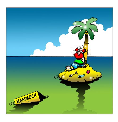 The hammock.