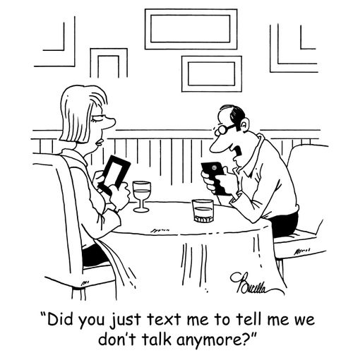 'Did you just text me to tell me we don't talk anymore?'